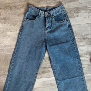 High Waist Wide Leg Jeans